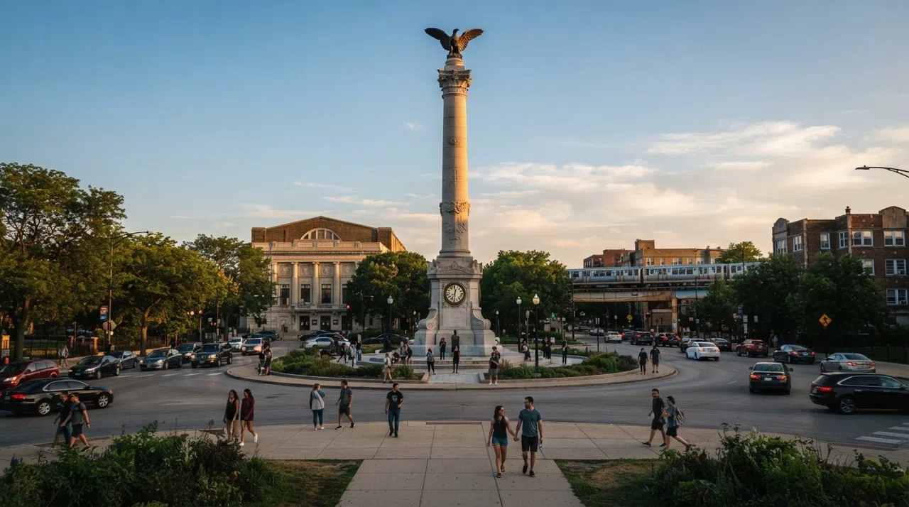Logan Square, Chicago: bulevares, bares y un barrio que cena tarde